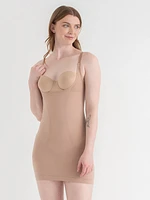 Open Bust Shapewear Slip Dress