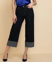 Winona Wide Crop Jeans with Cuff