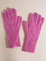 Alpaca Wool-Blend Knit Gloves