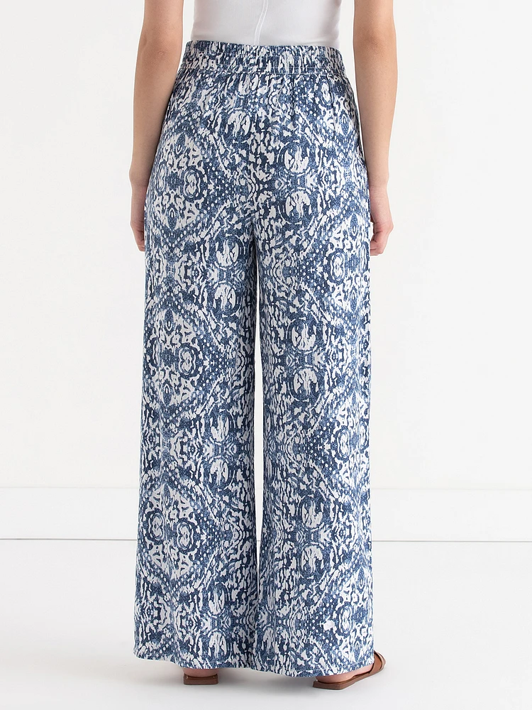 Linen Wide Leg Pant