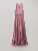 Satin Halter Dress