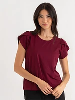 Tessa Tulip Sleeve Tee