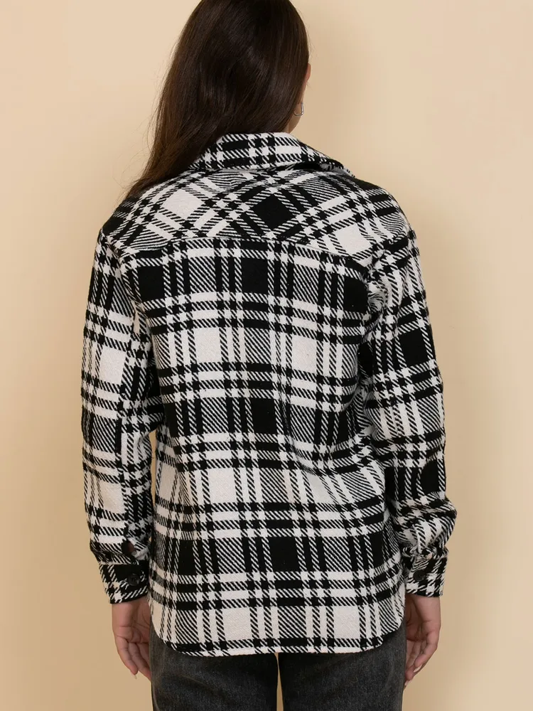 Plaid Shacket by Autres Filles