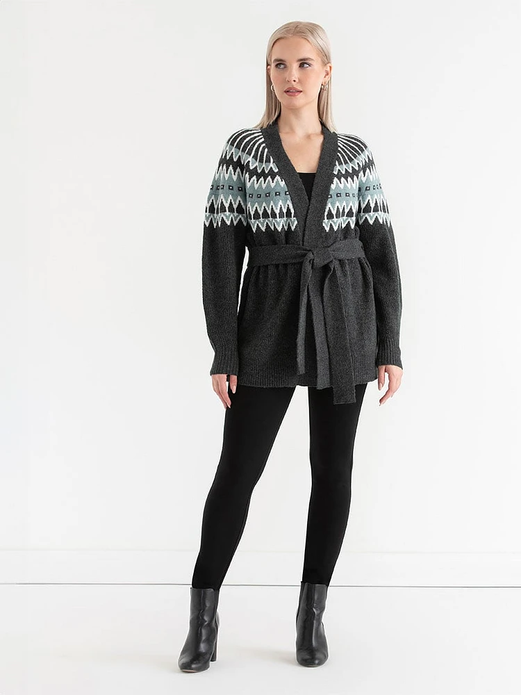 Belted Fair Ilse Cardigan