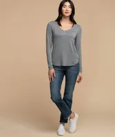 Long Sleeve V-Neck Tee