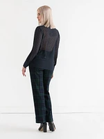 Sheer Swiss Dot Blouse