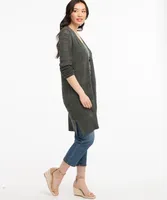 Pointelle Duster Cardigan