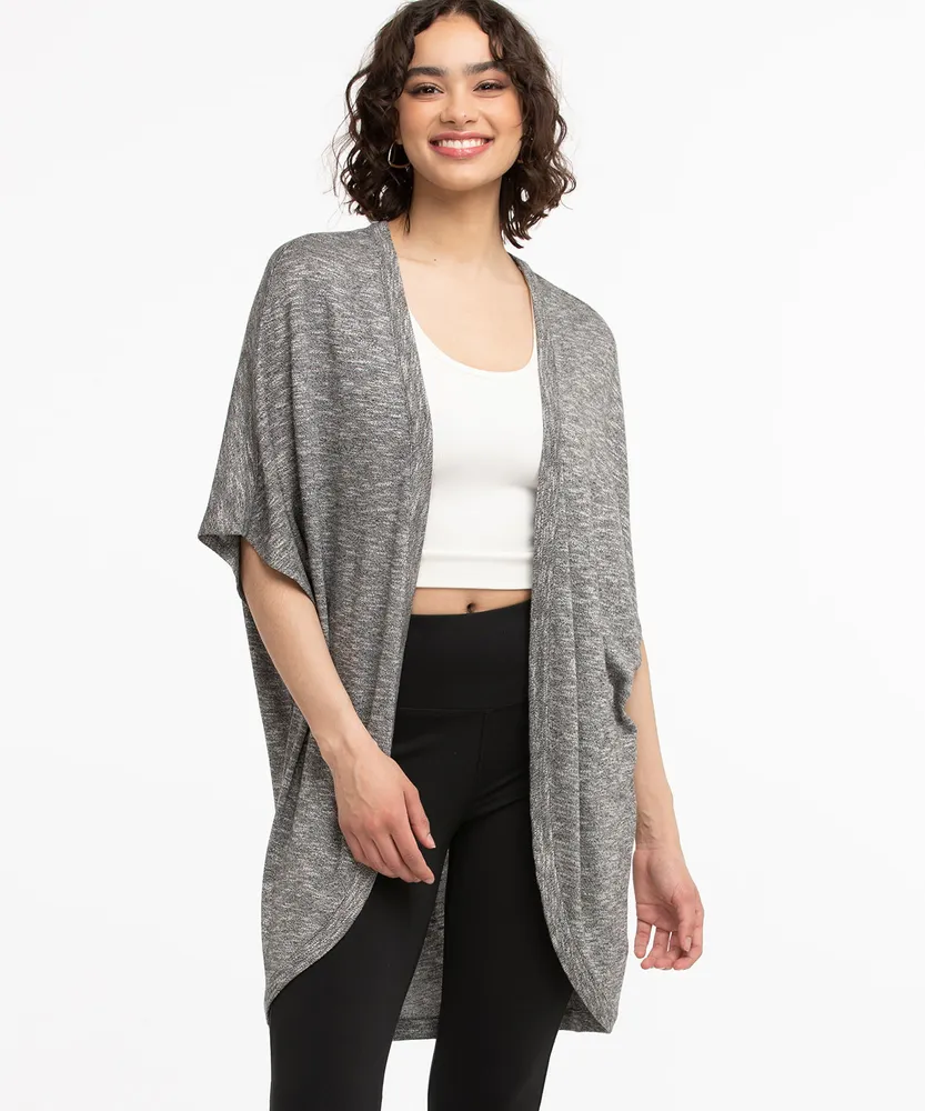 Short Sleeve Cocoon Cardigan