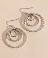 Drop Down Circular Chandelier Earrings