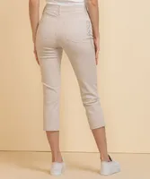 Skylar Skinny Capri with Embroidery