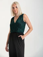 Tinsel Crossover Jumpsuit