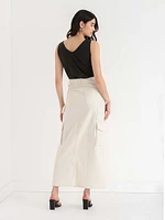 Cargo Maxi Skirt