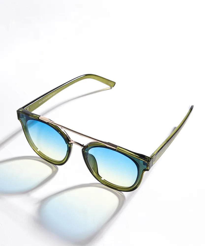 Blue/Green Ombre Sunglasses