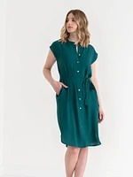 Air Cylinder Henley Dress