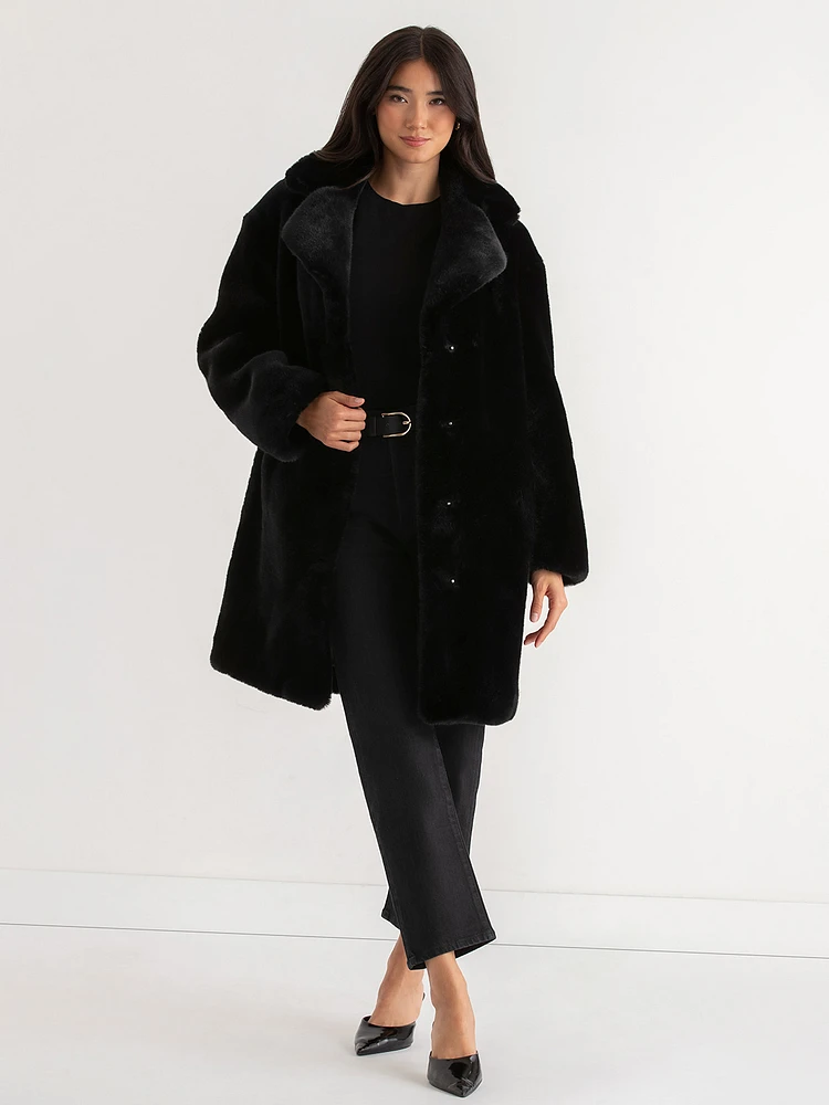 Stella Faux Fur Coat