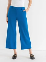 Weslee Wide-Crop Pant Iconic Crepe