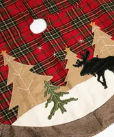 Festive Plaid Tree Skirt