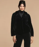 Black Faux Fur Jacket