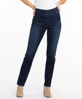 Pull-On Straight Leg Jean