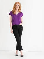 Holly V-Neck Hacci Top