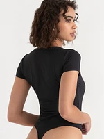 Short Sleeve Crewneck Bodysuit