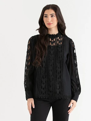 Butterfly Lace Blouse