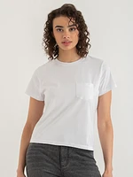 Boxy Crew Neck Tee