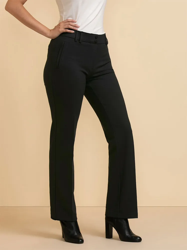 RICKI'S Ponte Pull On Bootcut Pant by Jules & Leopold
