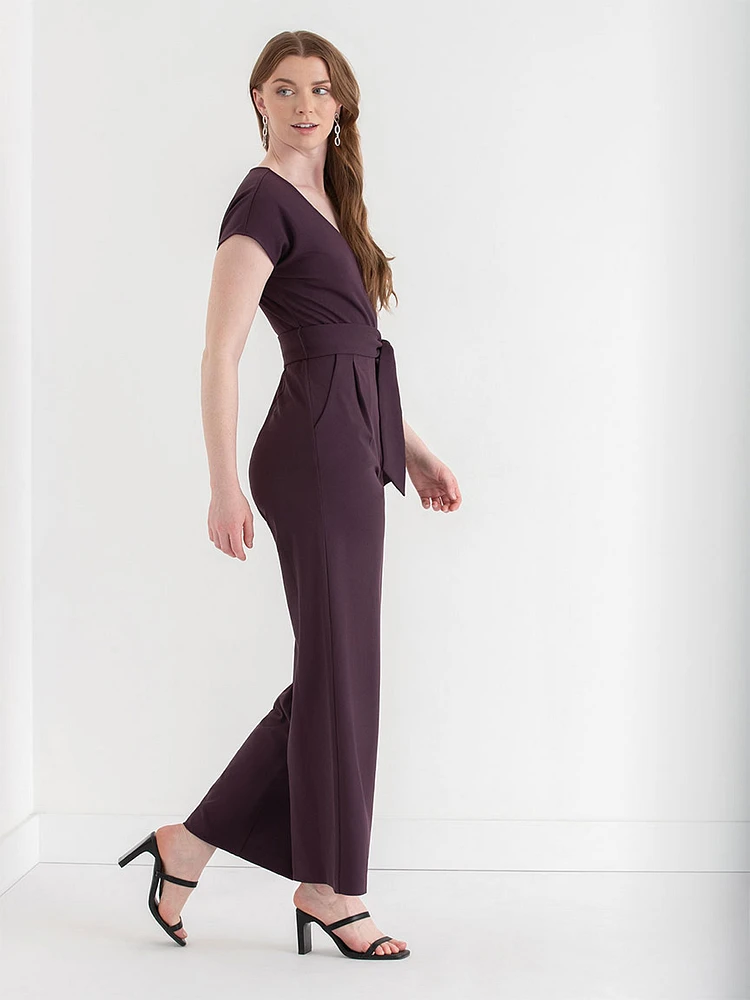 Venus Wide Leg Jumpsuit Iconic Crepe