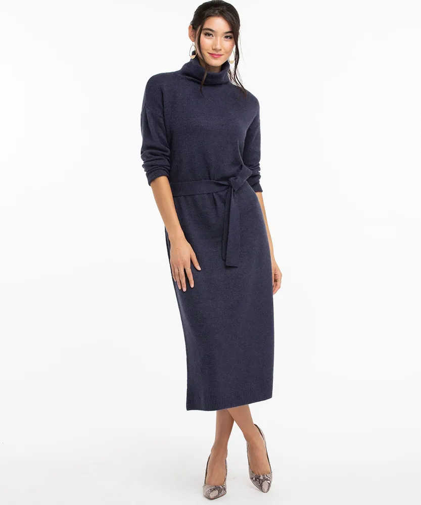 Turtleneck Sweater Dress