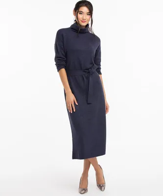 Turtleneck Sweater Dress