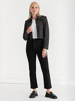 Crop Boucle Blazer