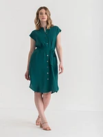 Air Cylinder Henley Dress