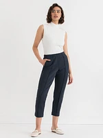 Knit Tapered Leg Pant