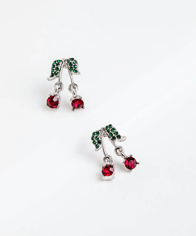 Dangly Cherry Earring