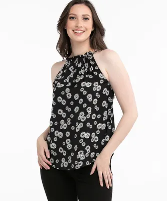 Sleeveless Halter Blouse