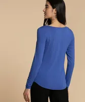 Eco-Friendly Ruched Front Essential Top