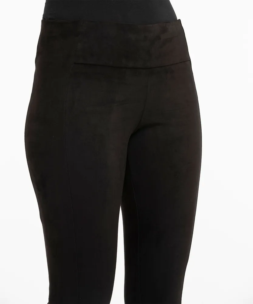 Black Faux Suede Legging