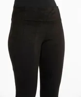 Black Faux Suede Legging