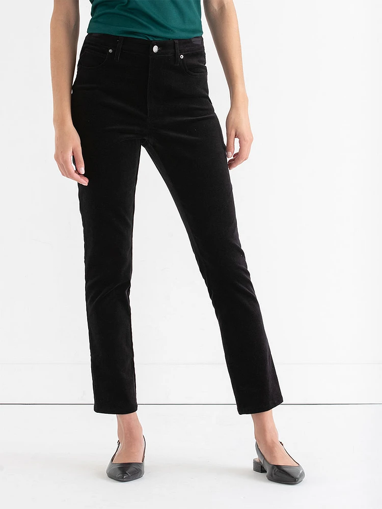 Velvet Slim Leg Pant