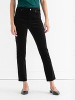 Velvet Slim Leg Pant