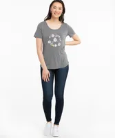 Eco-Friendly Scoop Neck Assorted Graphic Tee