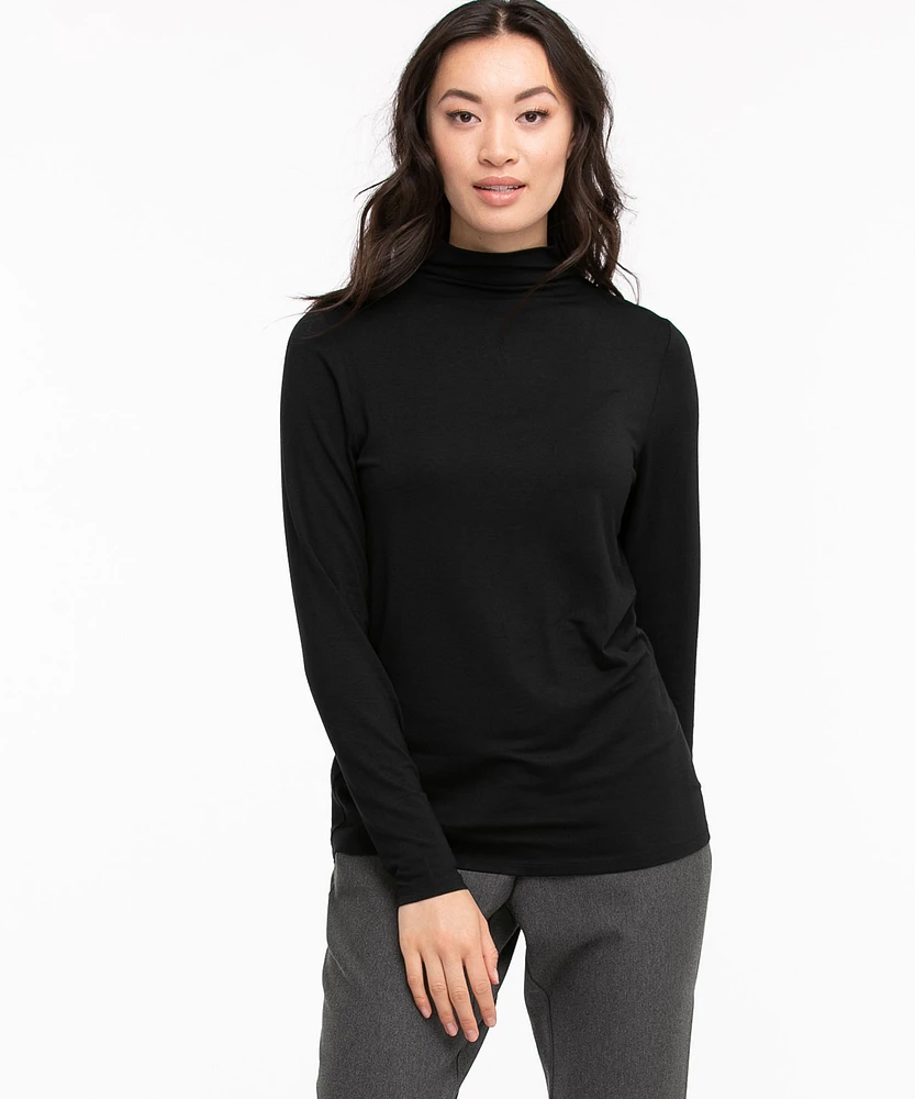 Long Sleeve Jersey Turtleneck