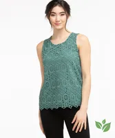 Eco-Friendly Sleeveless Crochet Top