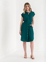 Air Cylinder Henley Dress