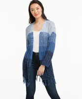 Ombre Fringe Cardigan