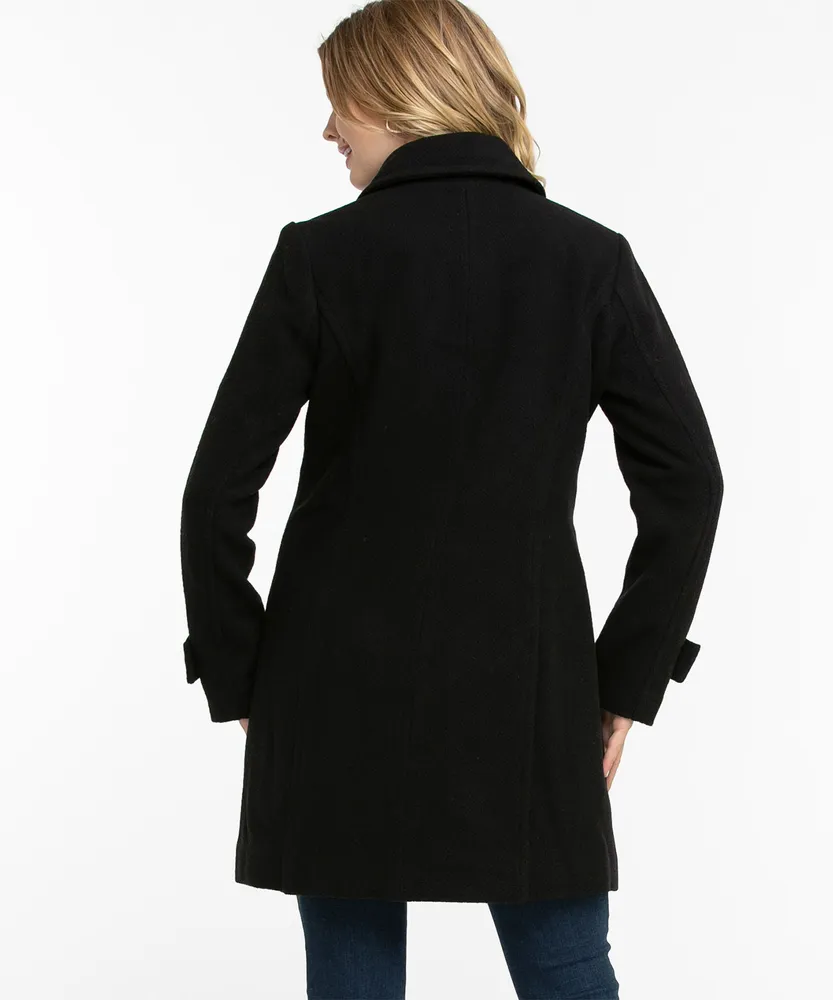 Wool Blend Peacoat