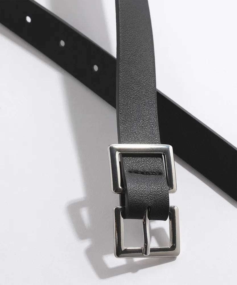 Rounded Square Buckle Belt