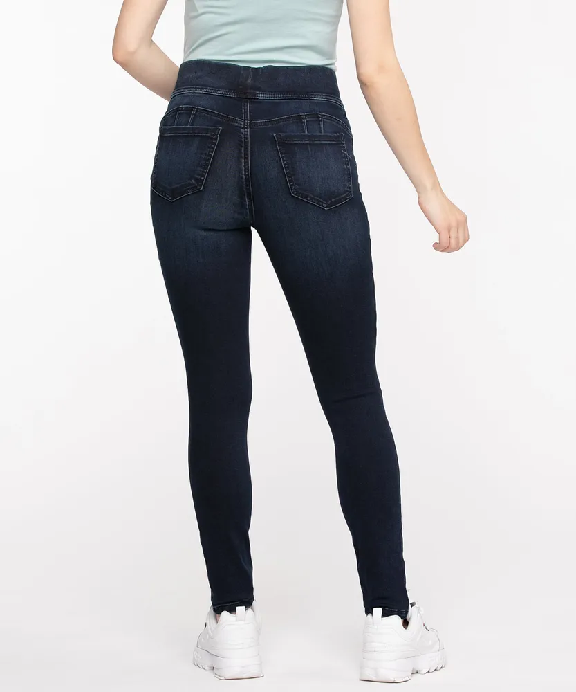 Dark Wash Pull-On Jegging