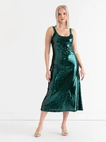 Sequin Midi Dress